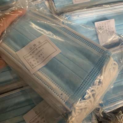 CE Certification Disposable Antiviral Face Mask Medical Sanitary Surgical Mask Thick 3-Layer Earloop Mask