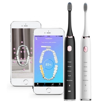 Hot Wireless Charing Ultrasonic Electric Toothbrush  5 Optional Modes Smart Timer for Dental Adult Daily Oral Clean Teeth Care