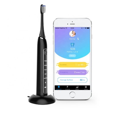 Sonic Whitening Electric Toothbrush Smart App Teeth Care Electronic Tooth Brush  Wireless Charging