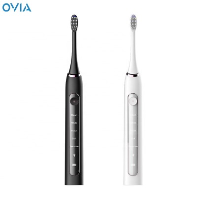 Ovia New Arrival Sonic Electric Toothbrush Smart APP Tooth Brush With 5 Modes For iOS Android Wireless Rechargeable